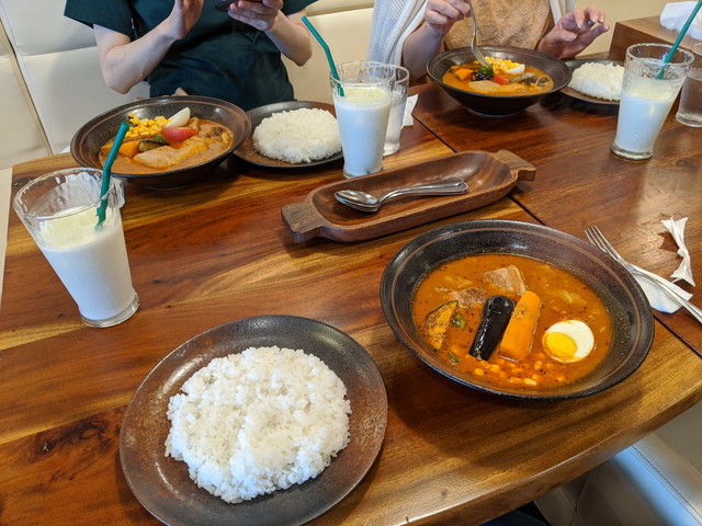 2020/07/27 Demio ランチ to Soup Curry & Cafe mogu